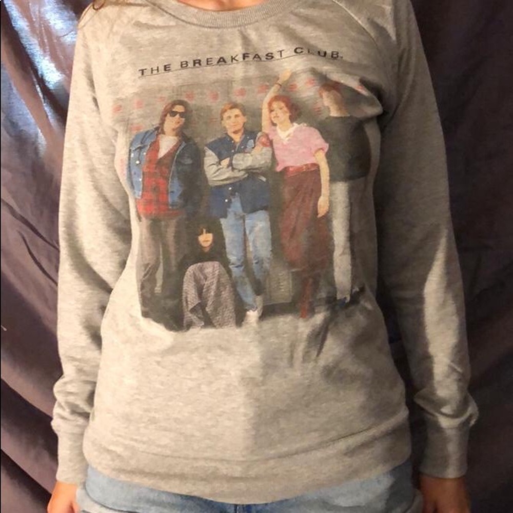 Breakfast Club pullover with letter to Vernon